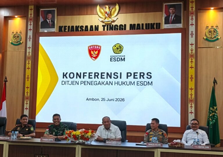 Kasus Ilegal Mining di Gunung Botak, Gakkum ESDM Tetapkan 25 Tersangka 