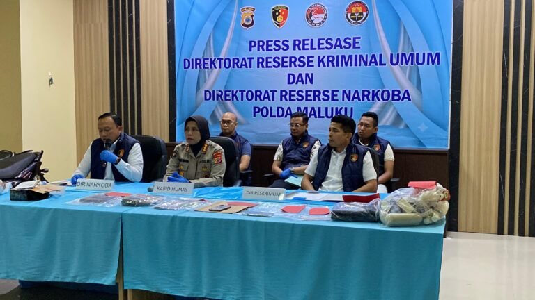 40 Tersangka Kasus Narkotika di Maluku Diamankan, 2 Pengedar-28 Kurir, Gunakan Beragam Modus 