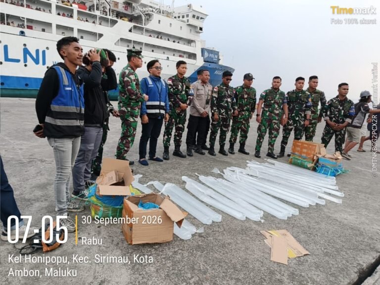 Razia KM Nggapulu di Pelabuhan Ambon, Ratusan Liter Sopi Diamankan Aparat